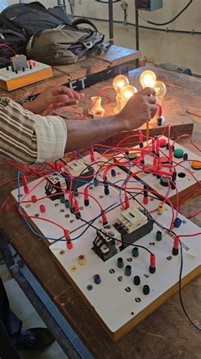 sequential motor connection #electricaltrainer #youtubeshorts
