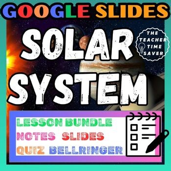 Solar System Digital Space Lesson Bundle - Science Interactive Notebook