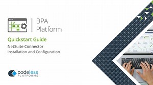 Quickstart Guide - NetSuite Connector Installation and Configuration