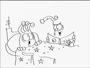 Space Alien Cartoon Drawing