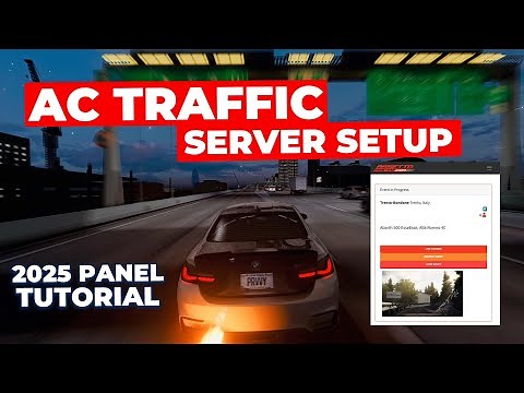 Assetto Corsa TRAFFIC SERVER - 2025 Tutorial