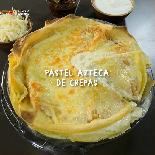 85K views · 742 reactions | Si hiciste crepas y te sobraron, no dudes en preparar este delicioso pastel azteca de crepas. ¡Te encantará! 朗 Receta: https://bit.ly/3WVmvIP | kiwilimón | Facebook
