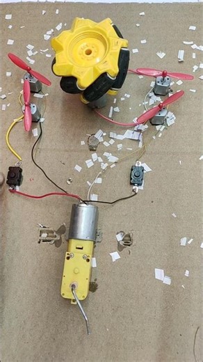 how to generate electricity with used double drone motor and gearbox_Dc Motor