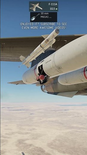 Day 253. F-111A. 20 mm M61A1 Cannon #warthunder #usa #america