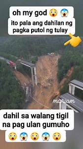 ito yung sinasabi na power of nature wala ng masmalakas pa 😢 #landslide #bridge #collapse #china #activefollowersviewers #contentmonitezation #metamonitization #ofwreels #facebookreelsviral #reelsvideo #trendingreels #comedy #fyp #trend #me #followme Jiangsu, China | Lumambas Ganoy Mariam