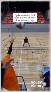 168K views · 656 reactions | Repeated spike receiving drills to enhance players' reflexes and consistency.  #Volleyball #Spike #Training | Volley Victory | Facebook
