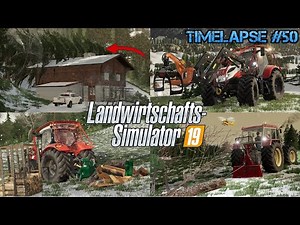 BAUM kracht auf HAUS! 🌲😰 RETTUNG & BRENNHOLZ machen mit STEYR! 💪🚜💨 | [LS19] - Timelapse #50 Walchen