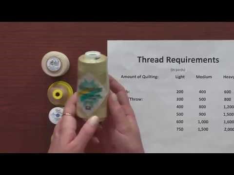 How Much Thread to Quilt a Quilt?