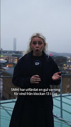 SMHI varnar – risk för stormbyar