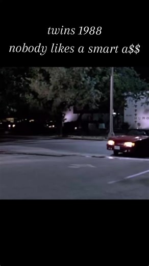 twins 1988 arnold schwarzenegger driving a car on two wheels #twins #arnoldschwarzenneger #dannydevito #80s