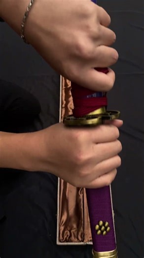 Enma? Yama? What do you guys even call this katana? #unboxing #onepiece #cosplay #fyp