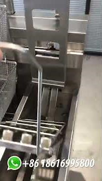 Auto-lift basket open deep fryer. Frymaster design. China factory. #fryer #frymaster #deepfryer