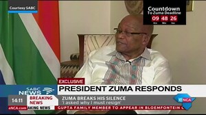 [WATCH] #ZumaRecall - President Jacob Zuma responds to the ANC recalling him. Says no one has told him what he has done wrong. LIVE VIDEO >> ebx.sh/2Ckg2fg , DStv 403 and DStv Now >> bit.ly/2uDgsJW | eNCAnews