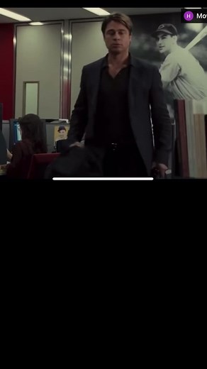 Billy Meets and Hires Peter in Moneyball Movie Scene