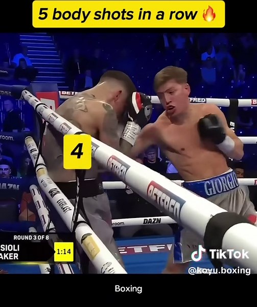 5 body shots in a row 🔥🥊#boxing #boxeo #boxinglife