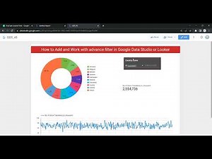 How to Add and Work with advance filter in Google Data Studio or Looker | #Advancefilter #looker