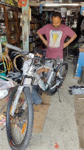 How to assemble a addo india gear bicycle #cycling #cycle #trending #shorts