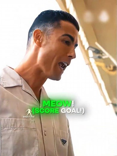 When Ronaldo’s Black Cat Scores for Him... 🤯🔥