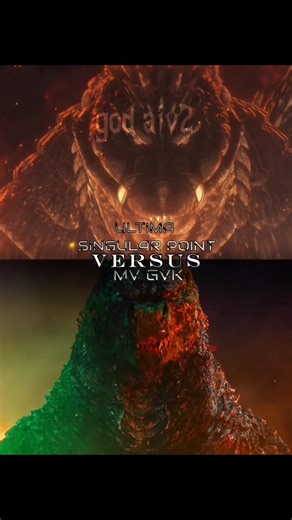 GODZILLA ULTIMA VS MV GODZILLA