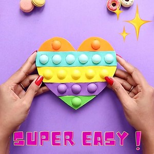 10K views · 1.4K reactions | D.I.Y THIS CUTE HEART-SHAPED POP IT FIDGET TOY 殺 | Craft Pop Max | Facebook