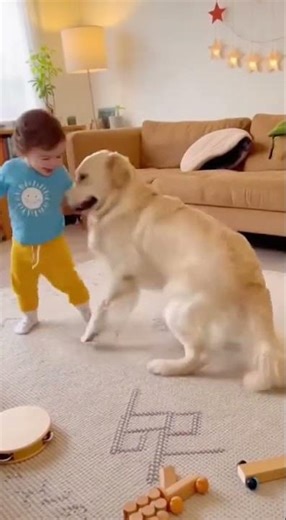 Toddler and Dog Dance Party!