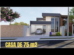🔶CASA 75m2 ACONCHEGANTE COM PLANTA MODERNA 🔶✅