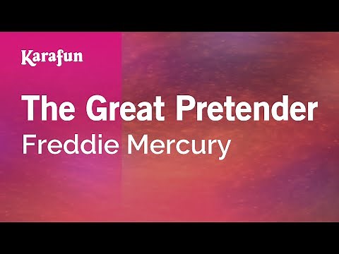 The Great Pretender - Freddie Mercury | Karaoke Version | KaraFun