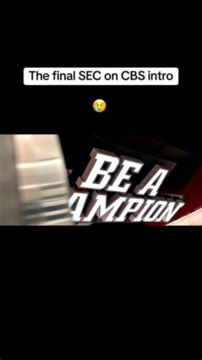 Best theme song ever @SEC #cbs #sec #alabama #georgia #game #football #intro #goosebumps #intense #music #memories #championship #fyp #viral