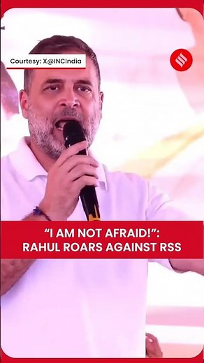 Rahul Gandhi Explodes At RSS In Fiery Raebareli Speech