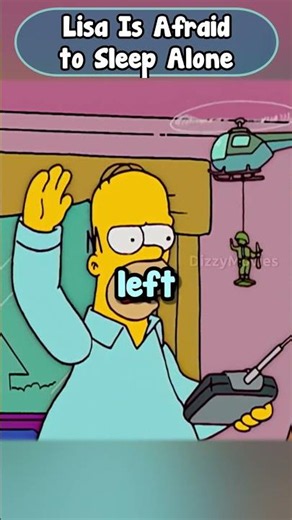 Lisa Simpson Is Afraid to Sleep Alone