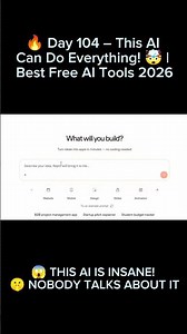 🔥 Day 104 – This AI Can Do Everything! 🤯 | Best Free AI Tools 2026#shorts #techtips #tech #ytshorts