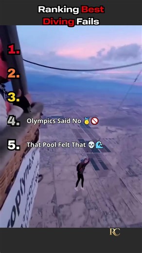 Ranking Best Diving Fails Caught On Camera