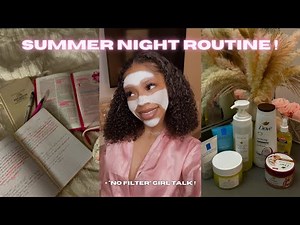 *realistic* summer night routine: girl talk, target run, shower routine, skin care, playlist + more
