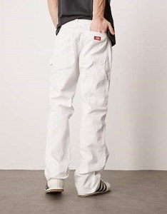 Dickies utility carpenter style painter pants in white | ASOS