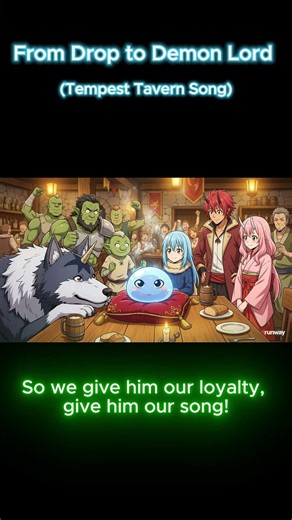 From Drop to Demon Lord - (Tempest Tavern Song) #slime #tempest #song #tavernsong #rimuru #anime