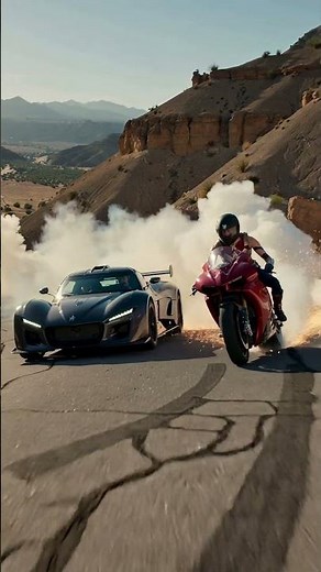 Car vs Motorcycle Drift Battle!