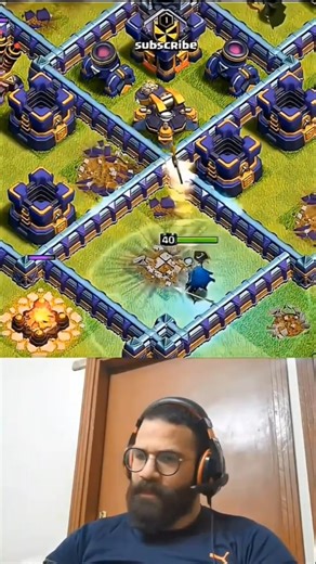 No Troops Needed – Just Heroes Took Down TH16!#clashofclans #coc #cocshorts #viral #shorts