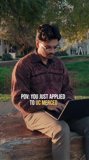 UC Merced Admissions on Instagram: "TFW you finally submit your UC application 😇"