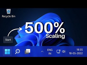 Windows 11: What If You Scale Display upto 500% ?