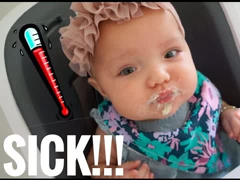 baby oakley's first oatmeal & sick day vlog