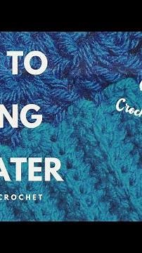 How to Crochet and Add Ribbing to a Sweater | Crochet Tips and Tricks