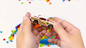 Satisfying Video l How To Make Rainbow Rabbit Bathtub With Glitter Slime Parte 81 | Ardyy 22 Cars