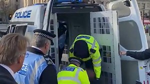 Tory MP shouts at 'un-British’ police after woman, 72, arrested during protest | LBC
