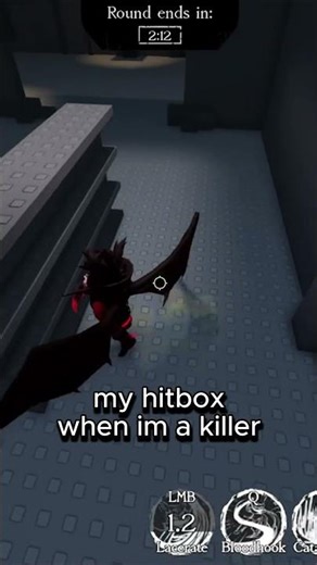 other killer's hitbox vs my hitbox as a killer #roblox