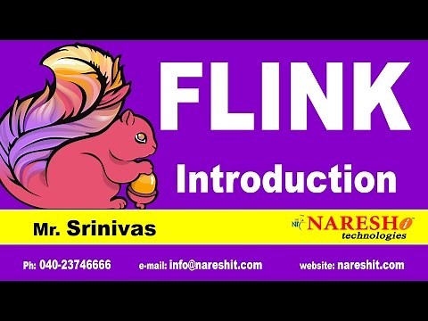 Flink Introduction | Apache Flink Tutorial Videos | Mr. Srinivas