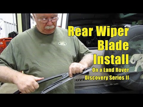 Land Rover Discovery Series II Rear Wiper Blade Installation | Atlantic British Presents