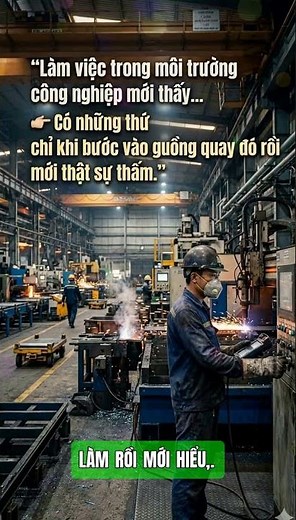 "Working in an industrial environment makes you realize… #philosophyoflife #lifelessons"