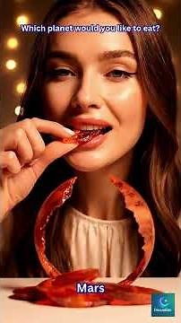 “🌍✨ Cosmic Crunch ASMR | Girls Eating 9 Crystal Planets 💎🪐”