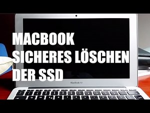 Macbook Air sicheres Löschen der SSD Festplatte - Macbook Air secure SSD erase