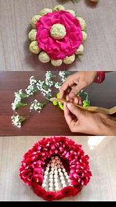 Wedding garland /bridal flower garland making #weddingflowers #bridalveni #hairflowers | indian natural flowers